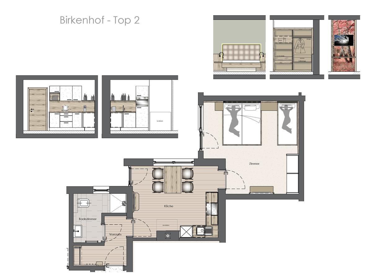 Appartamento Birkenhof Zell am Ziller Esterno foto